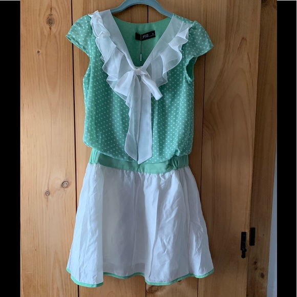 JSO Dresses & Skirts - 🌈 JSO Mint & White Dress